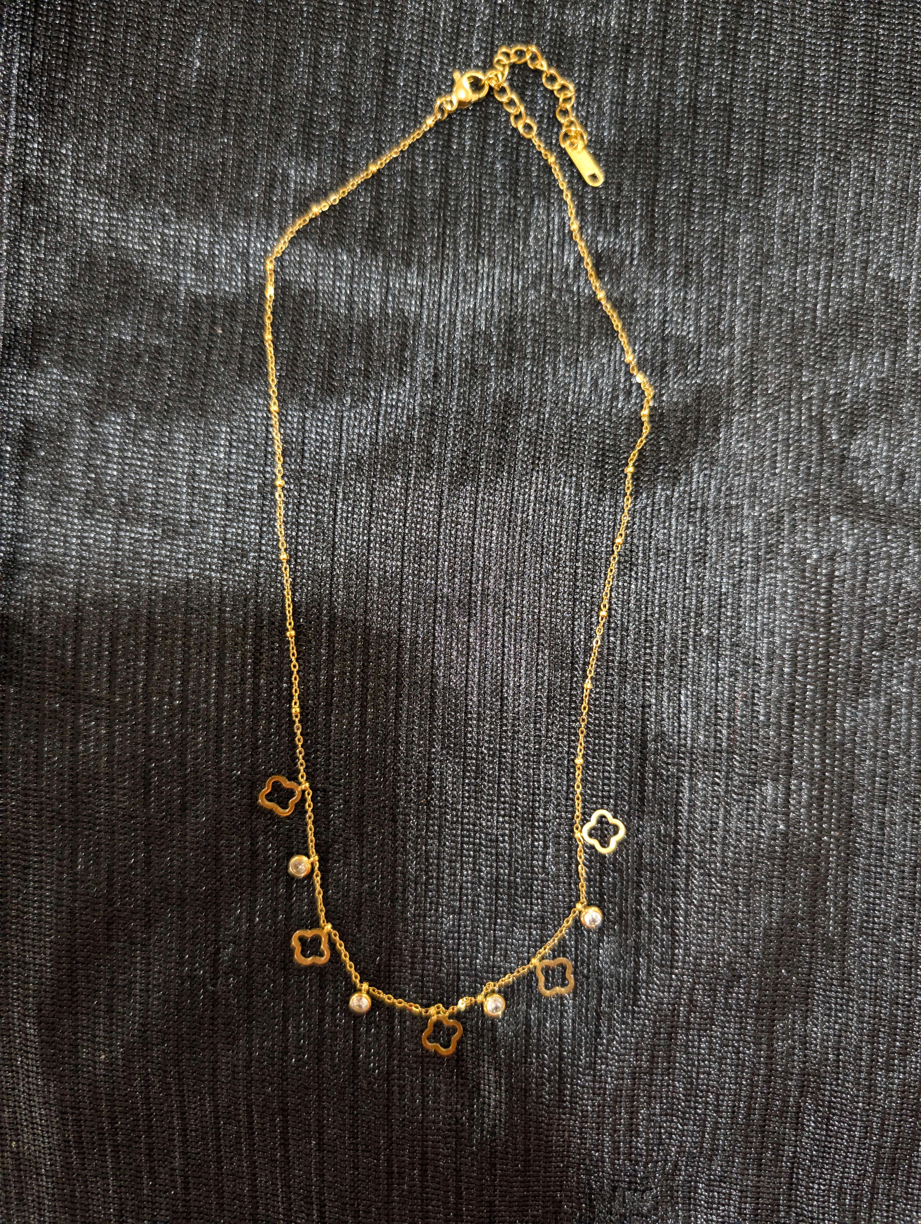 Clover Charms Pendant Chain - Image 1