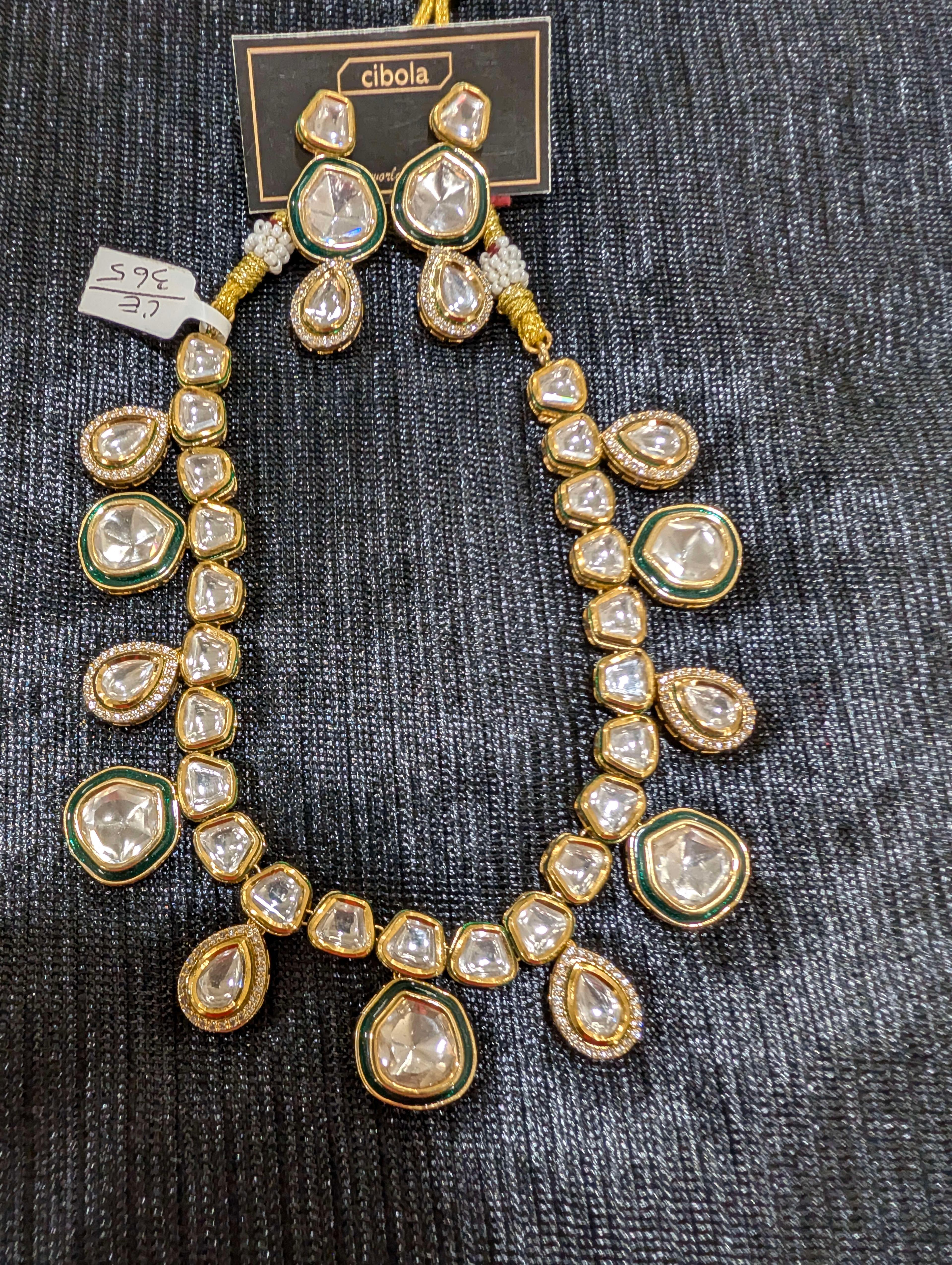 Kundan Necklace Set - Image 1