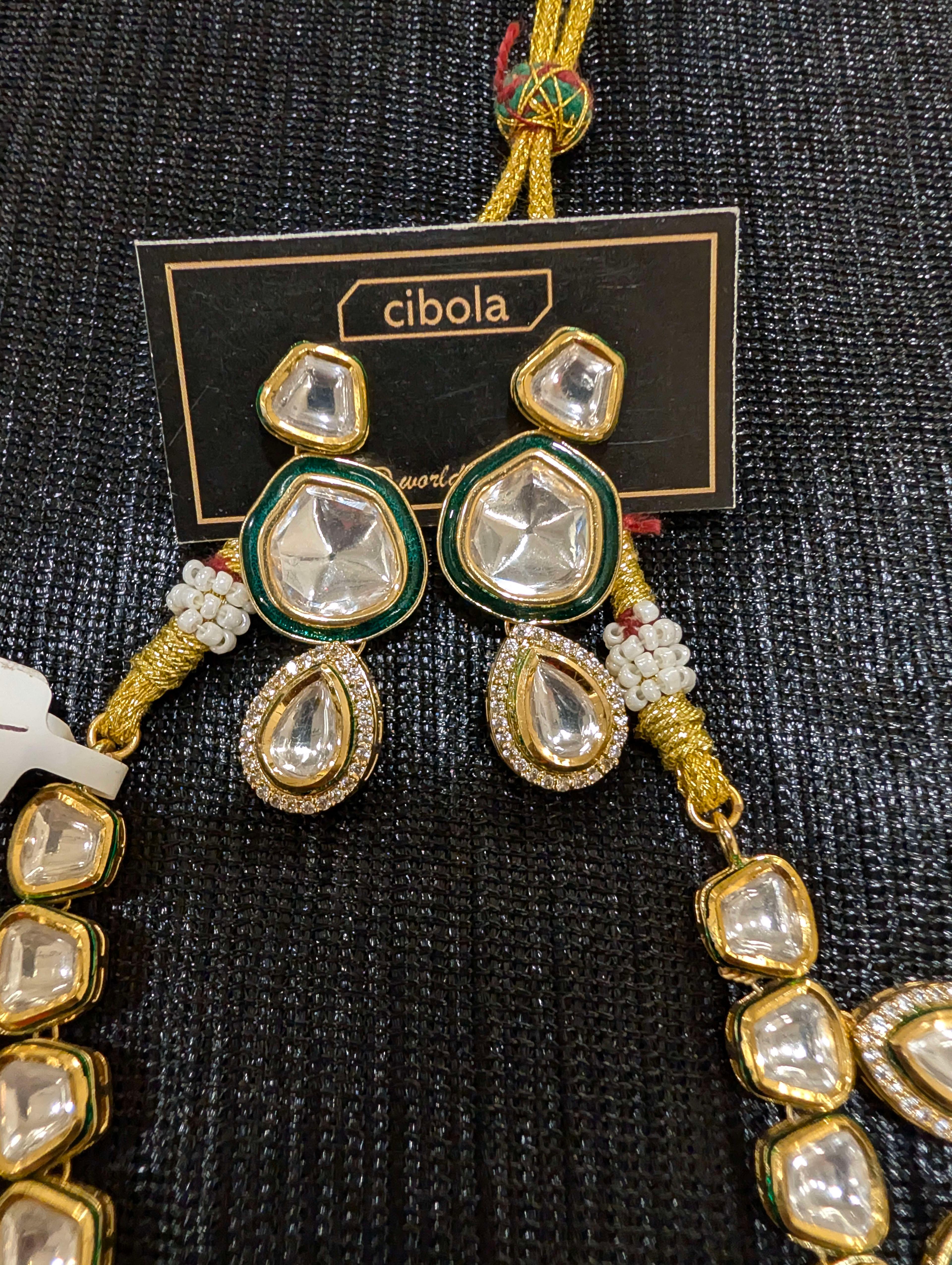 Kundan Necklace Set - Thumbnail 2